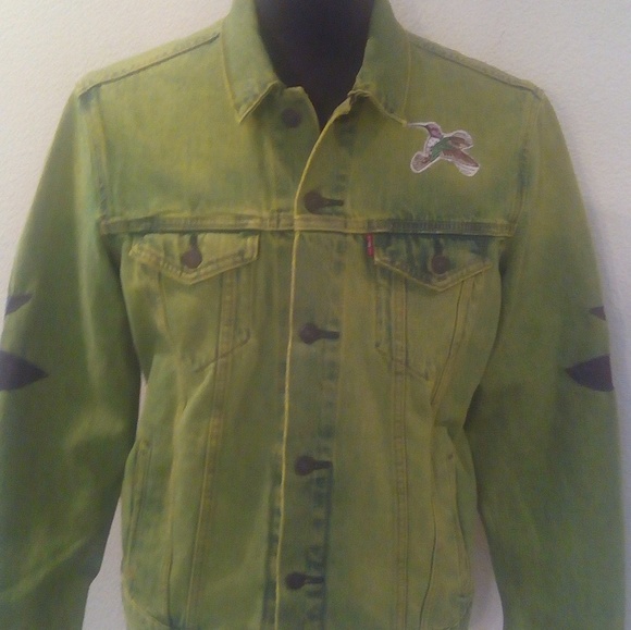 Unisex Levi's Denim Trucker Jacket size Large - Picture 4 of 8